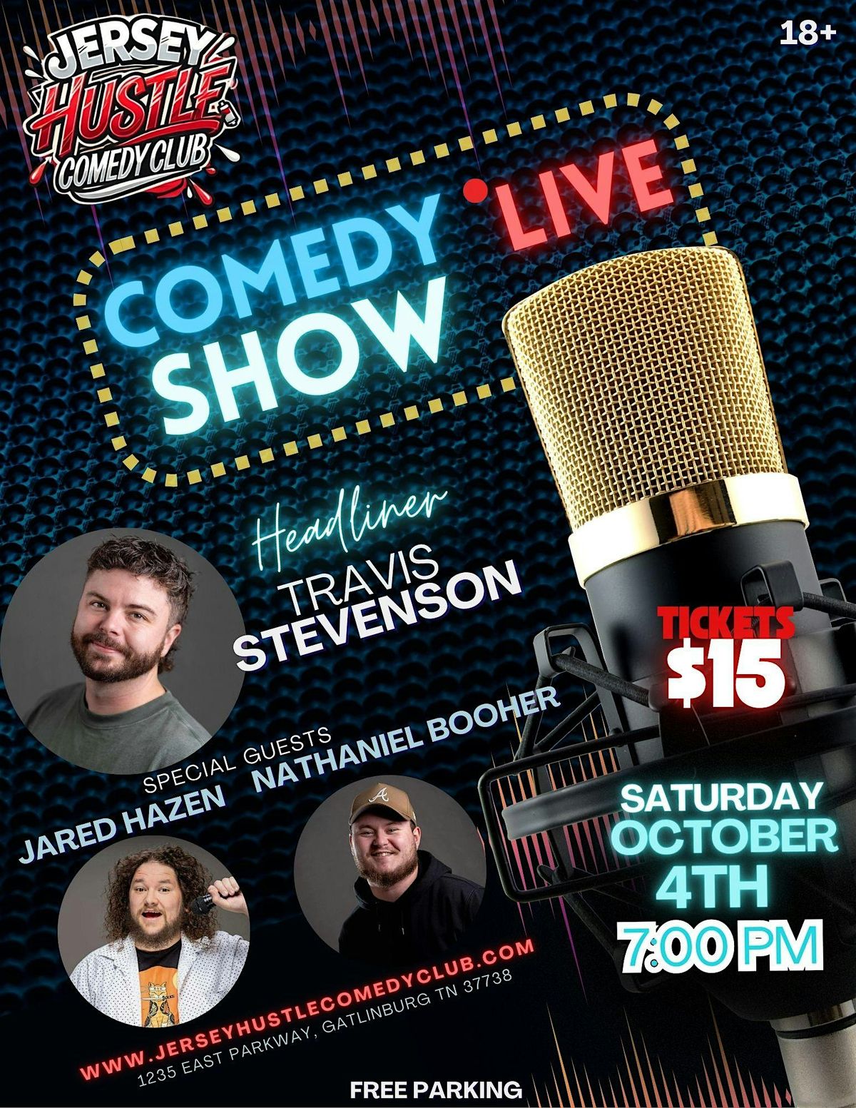 Travis Stevenson & Friends LIVE COMEDY @ Jersey Hustle Comedy Club