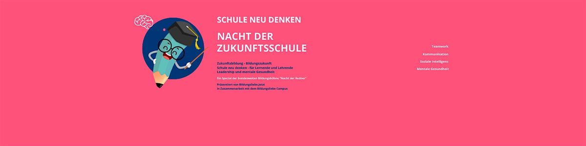 Nacht der Redner Edition Zukunftsschule
