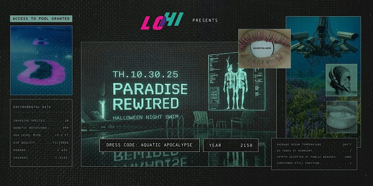 Paradise Rewired \u2014 A Halloween Night Swim