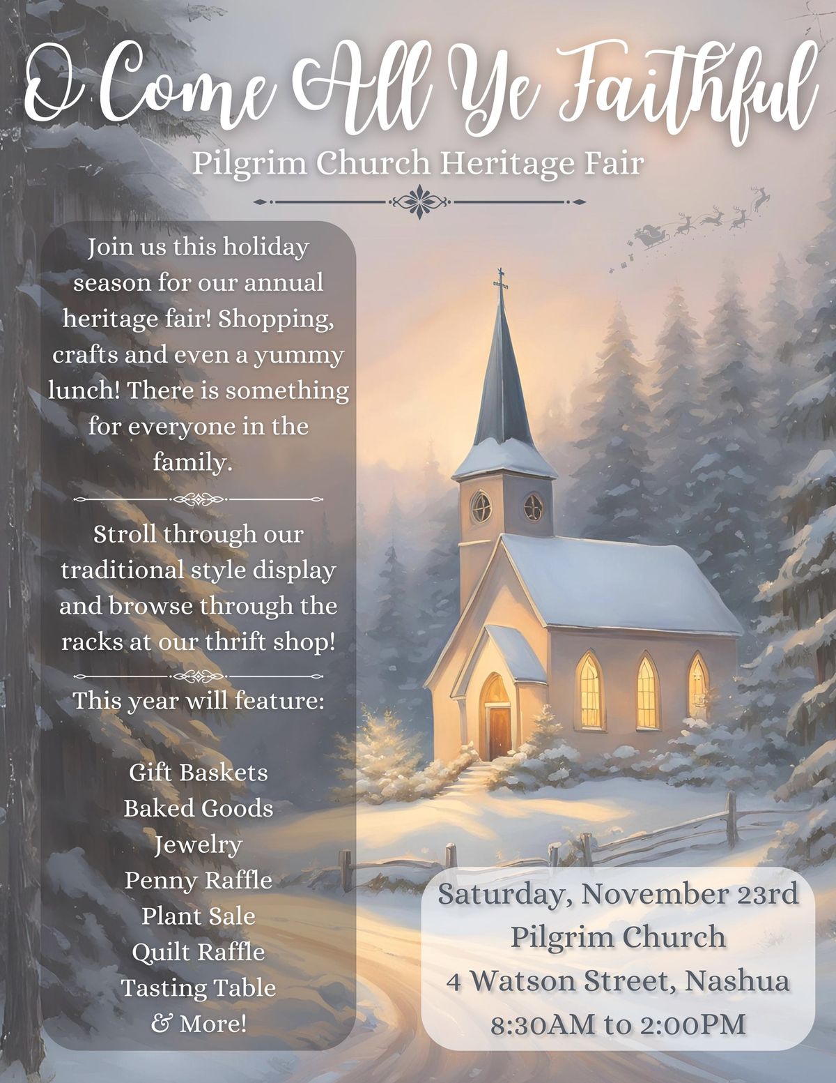 Pilgrim Church Heritage Fair