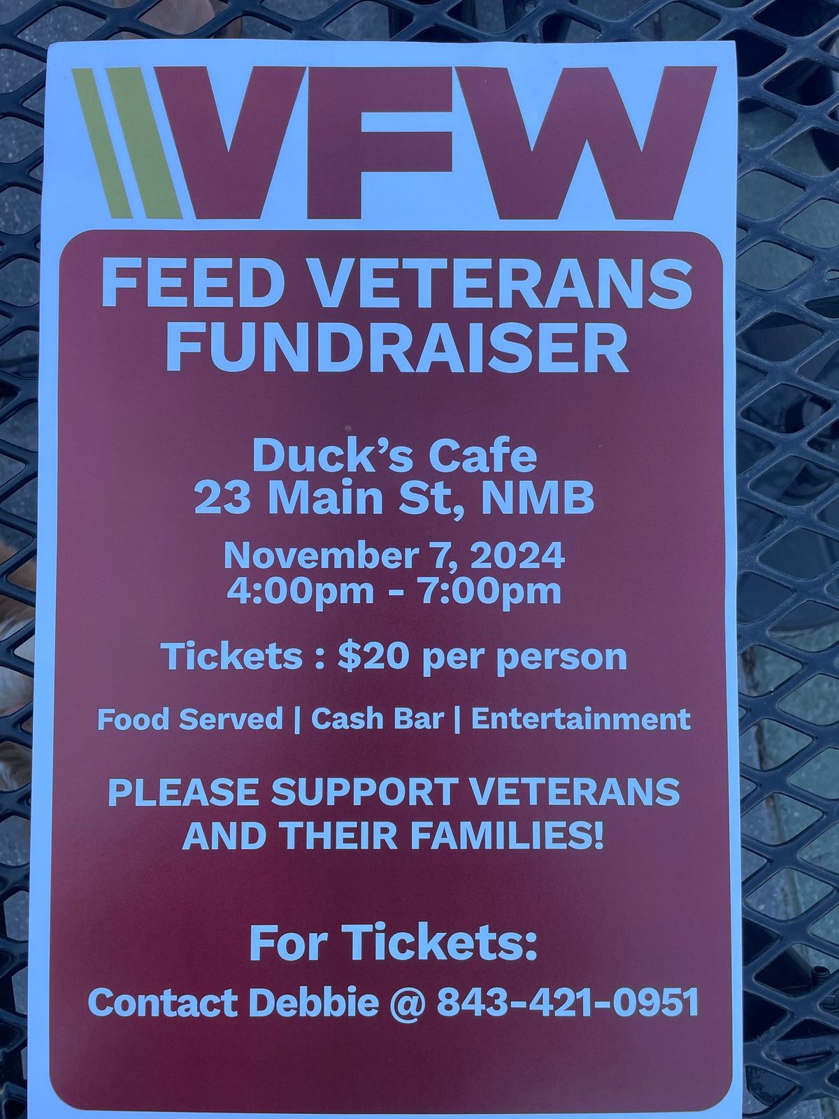 VFW Feed the Veterns Benefit 