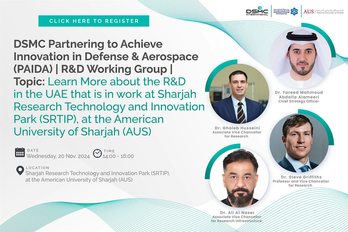 DSMC PAIDA R&D Working Group | Nov. 2024 | American University of Sharjah