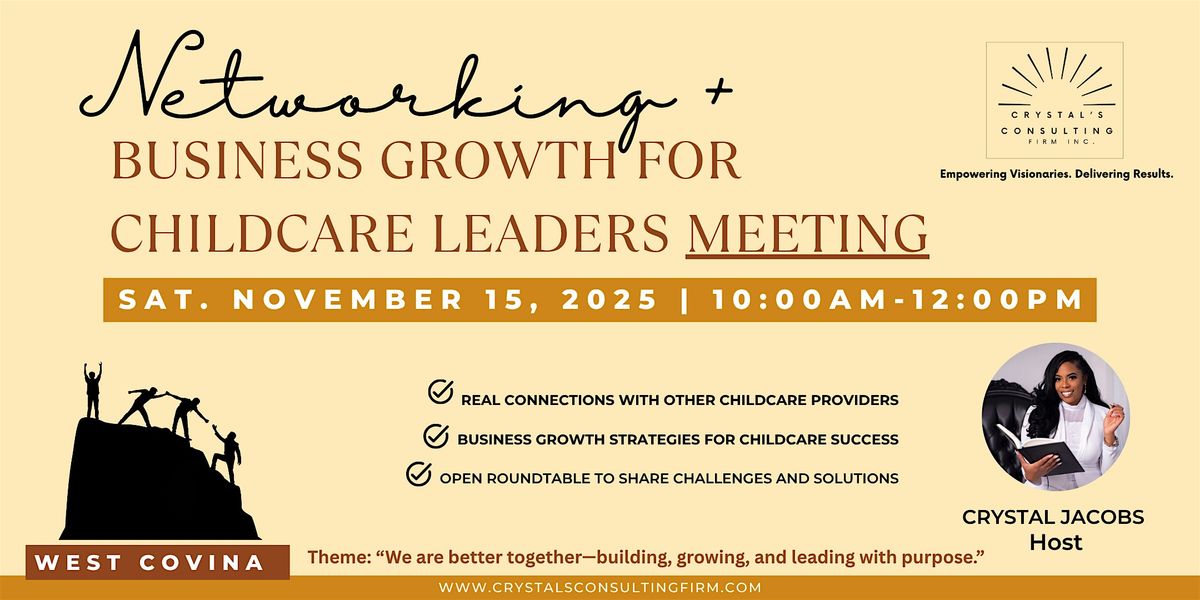 Business Growth For Childcare Leaders