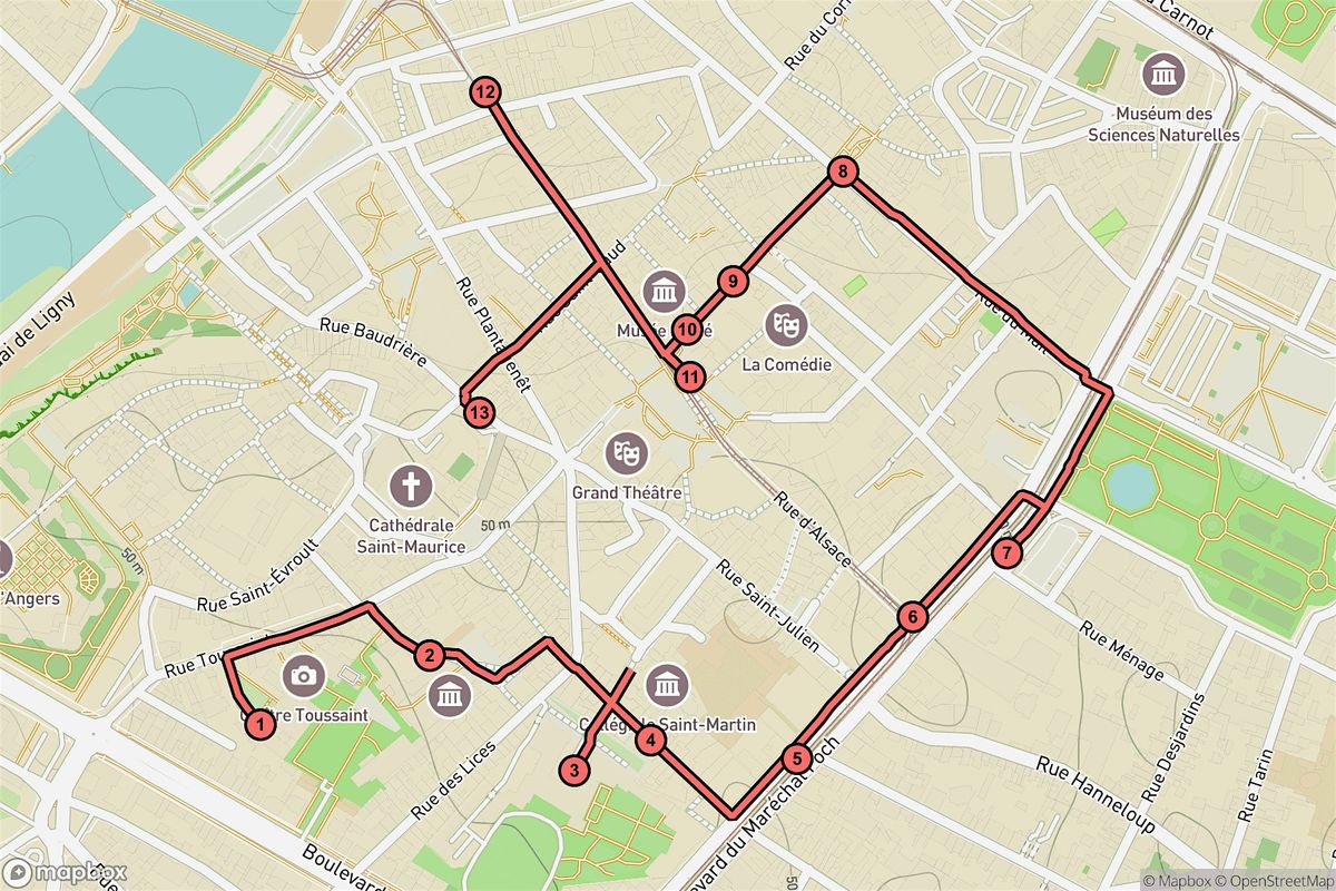 Angers Audio Tour: Monks, Mansions & Masterpieces Trail