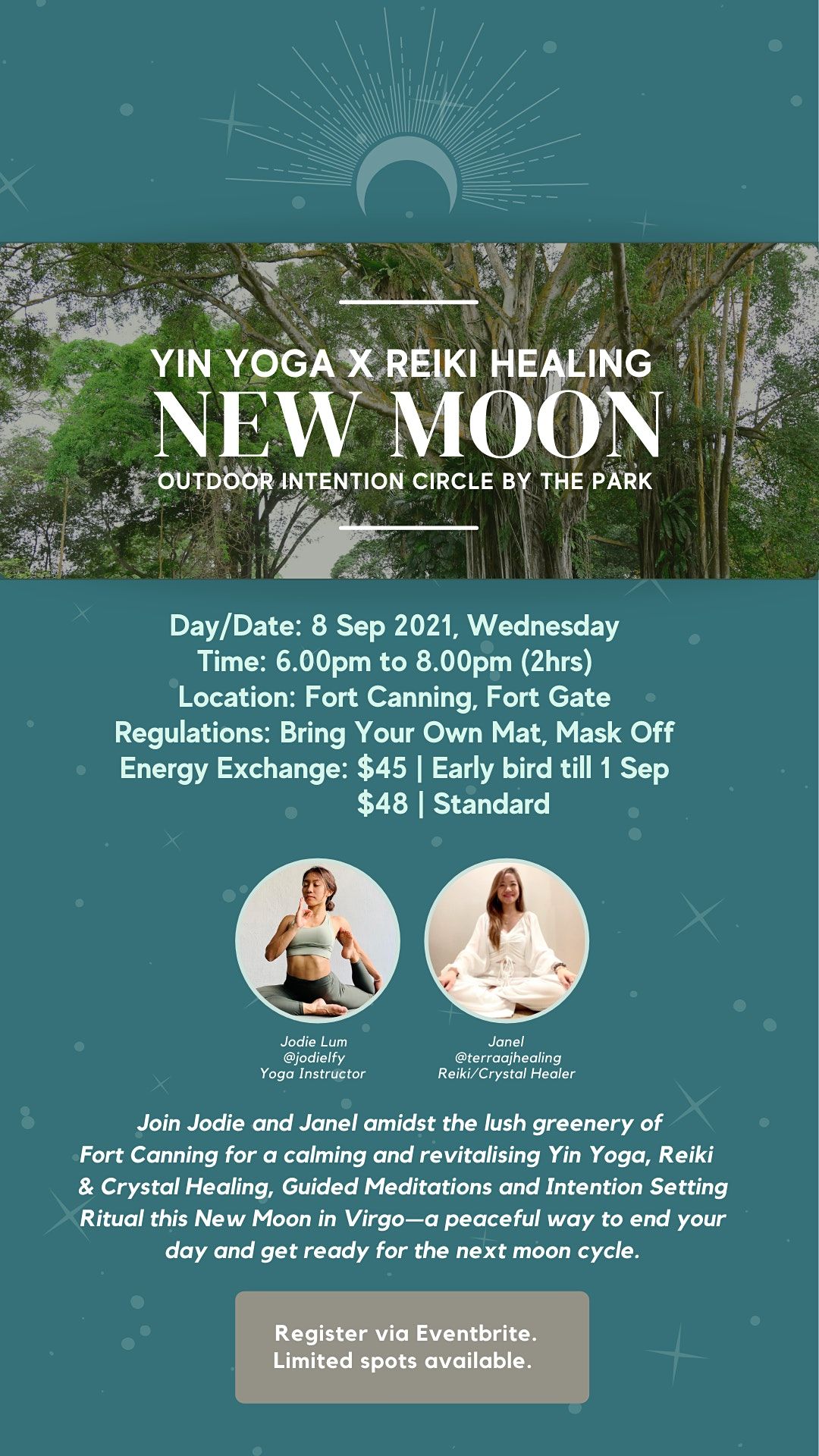 Yin Yoga x Reiki Healing New Moon Intention Circle (September 2021 ...