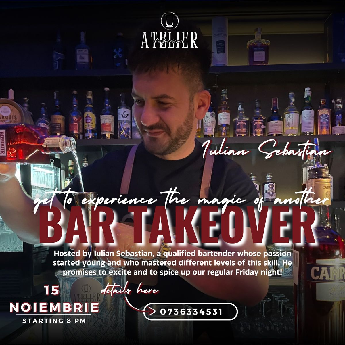 BAR TAKEOVER W\/ IULIAN SEBASTIAN