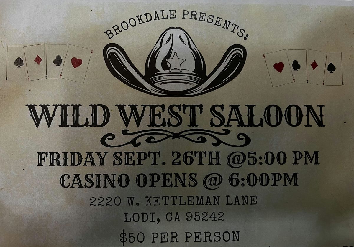 Wild West Saloon - Casino Night Fundraiser