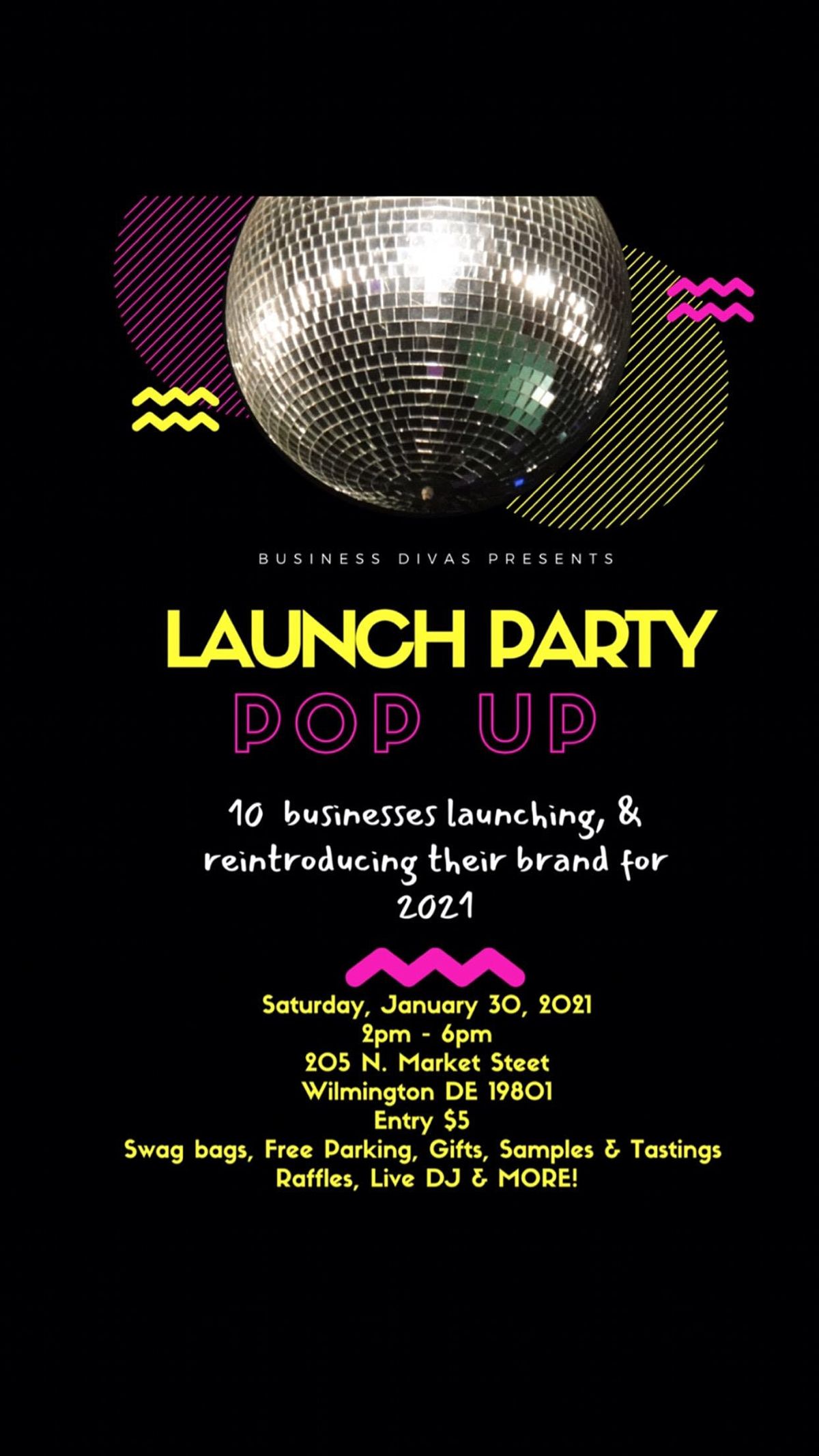 Launch Party Pop Up