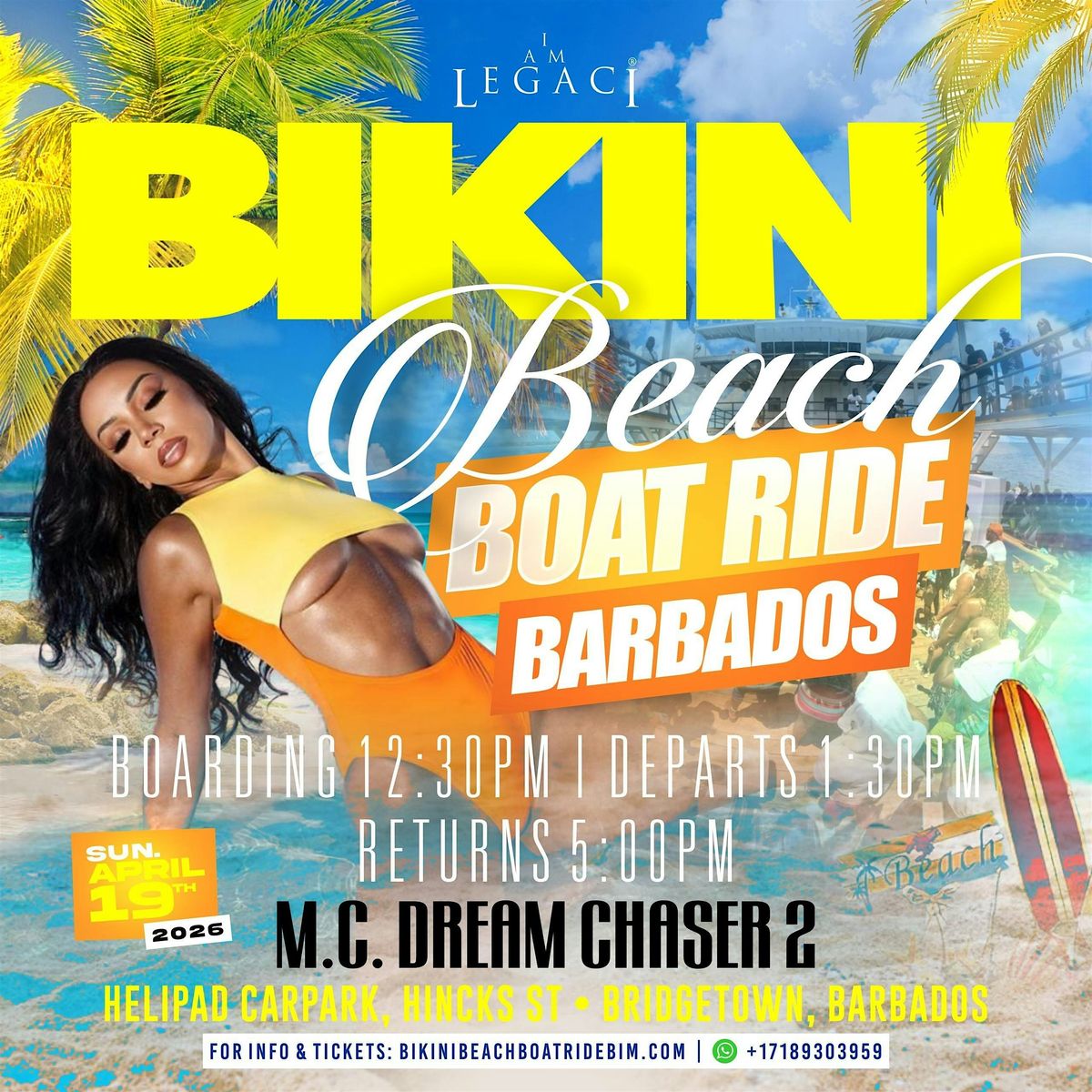 Bikini Beach Boat Ride Barbados | All-Inclusive