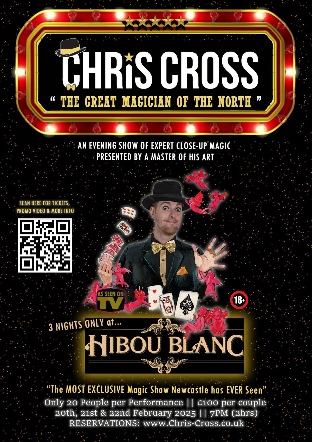 CHRIS CROSS: Up Close & Magical - LIVE at Hibou Blanc