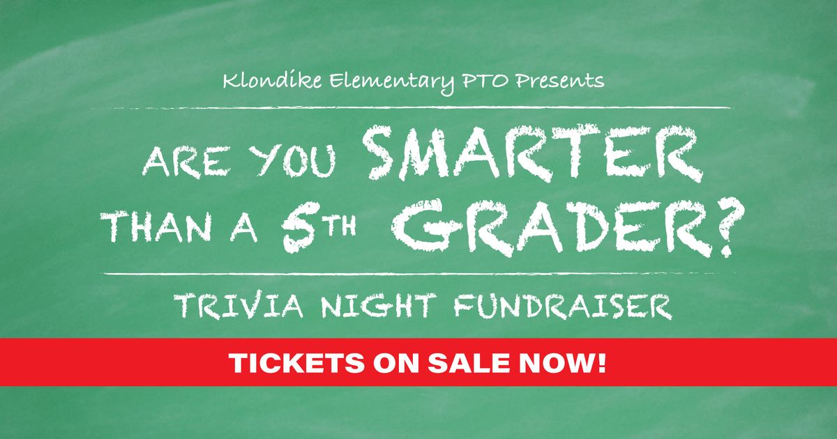 Klondike Elementary PTO Trivia Night Fundraiser