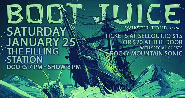 Half Sold Out! Boot Juice with locals Rocky Mountain Sonic