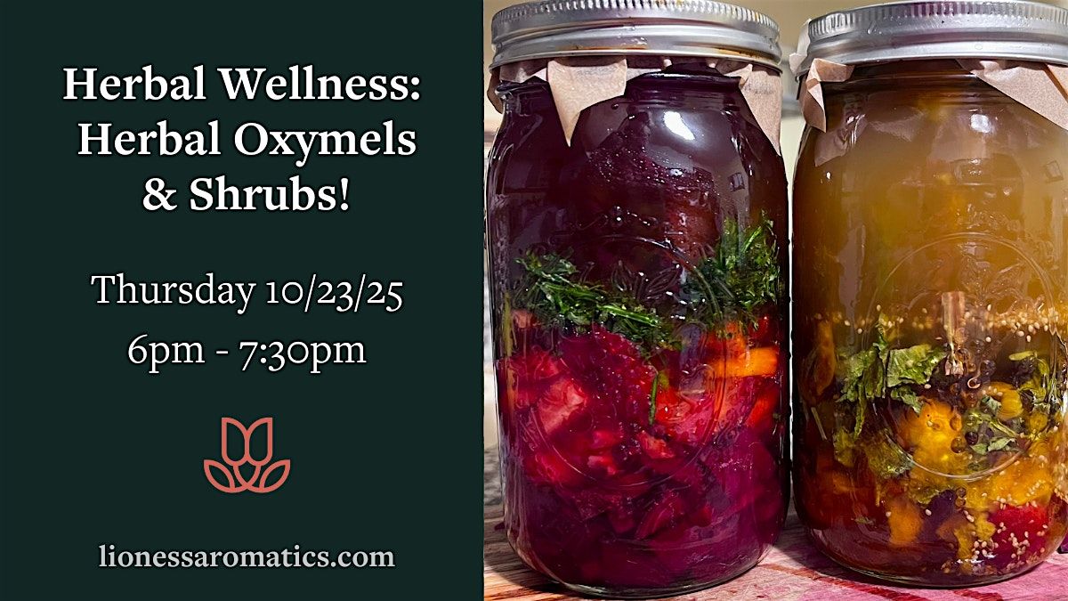 Herbal Oxymels & Shrubs: A Women's Workshop for Gut Health & Mocktail Magic
