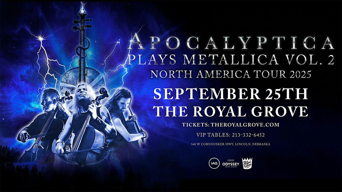Apocalyptica Plays Metallica Vol. 2 Tour 2025