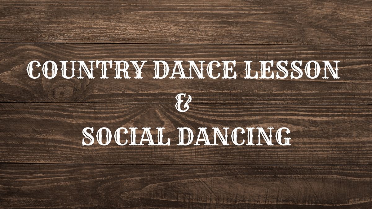 Country Dance Lesson & Social Dancing