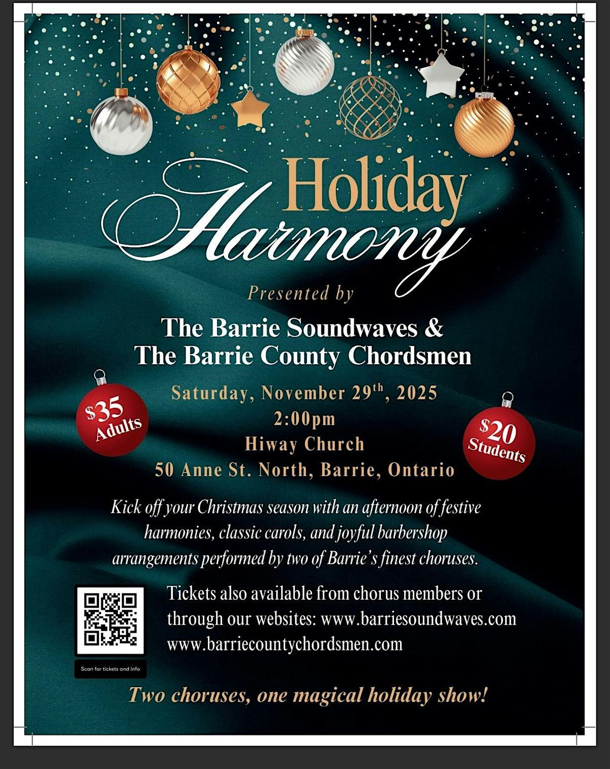 HOLIDAY HARMONY Christmas Show