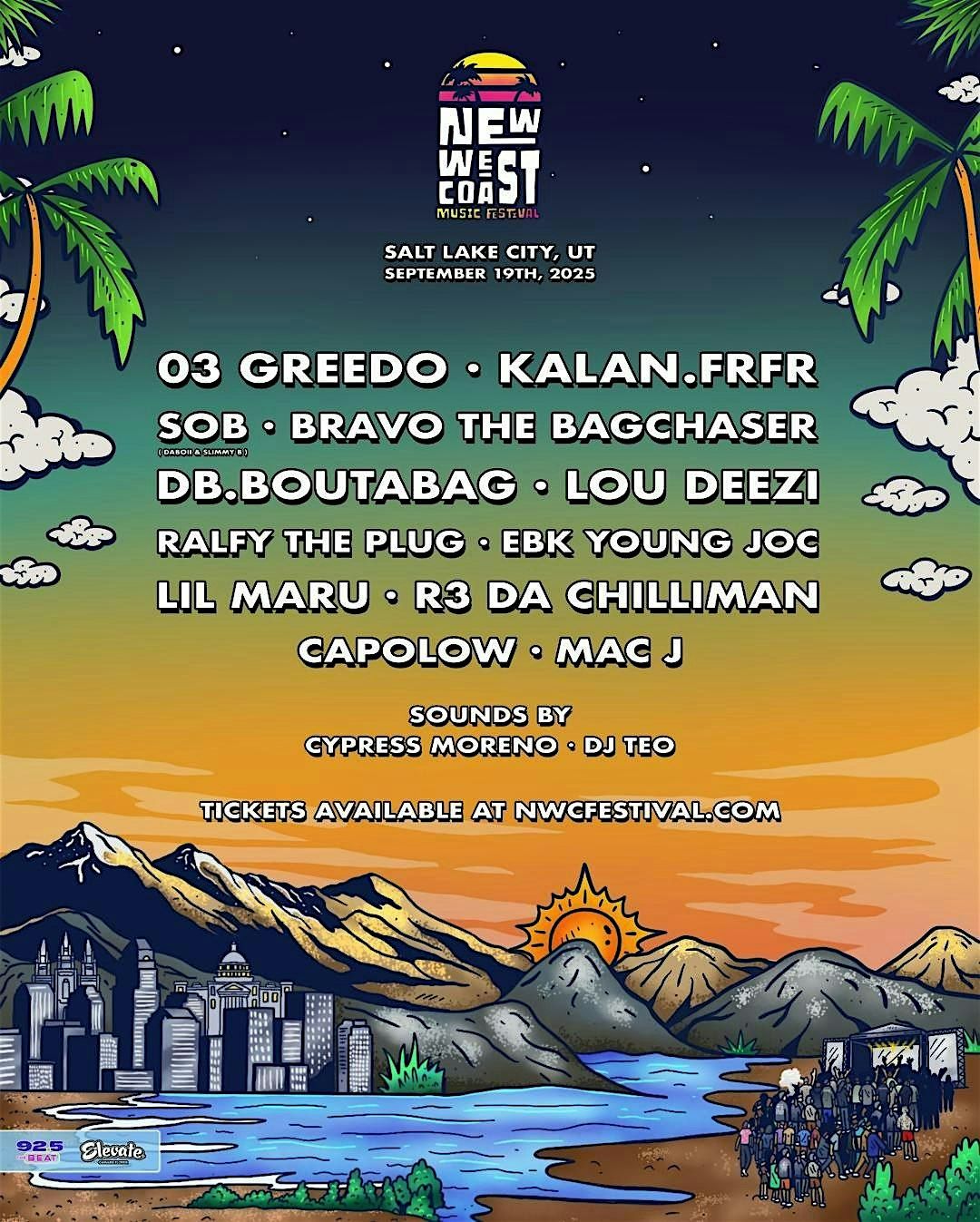 New West Coast Music Festival Salt Lake City UT