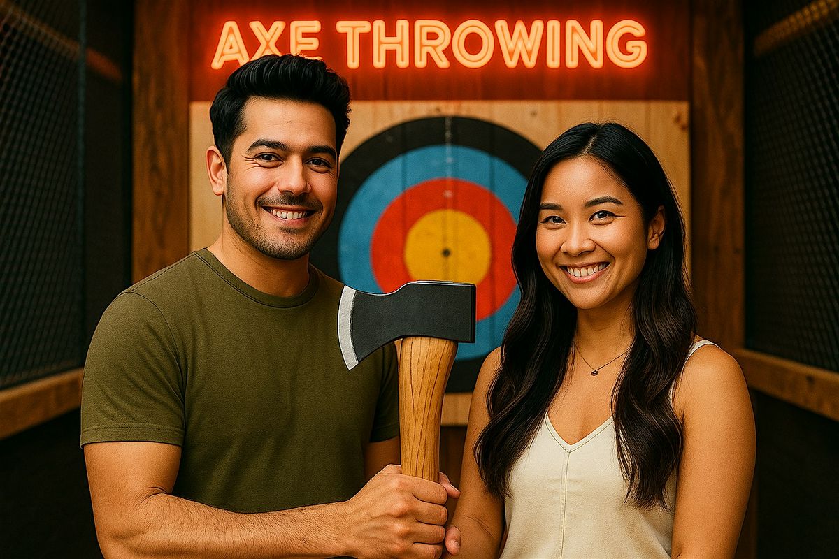 Singles Axe Throwing - Manchester - Ekluv