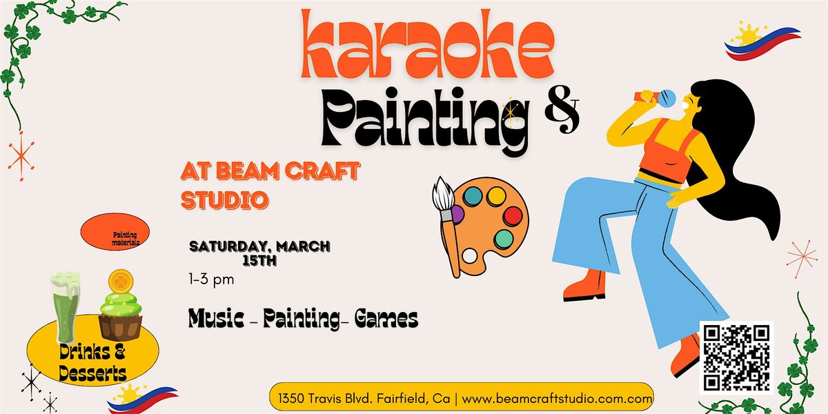 Karaoke & Painting at Beam Craft Studio