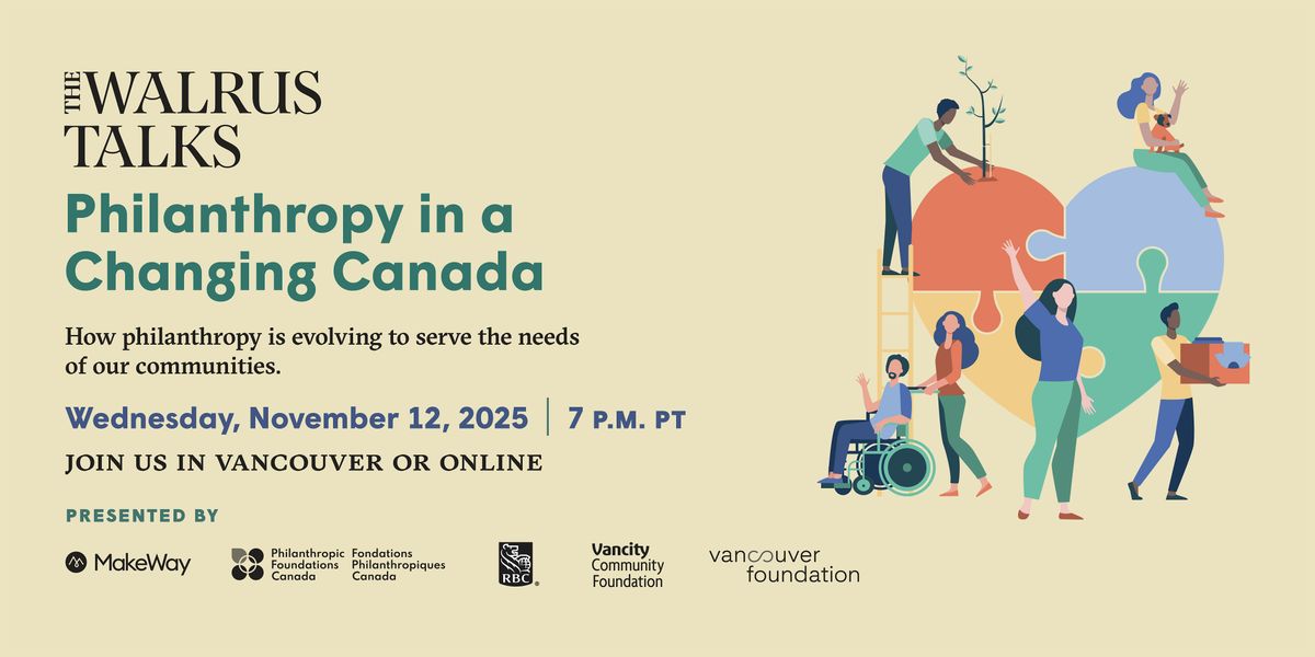 The Walrus Talks Philanthropy in a Changing Canada