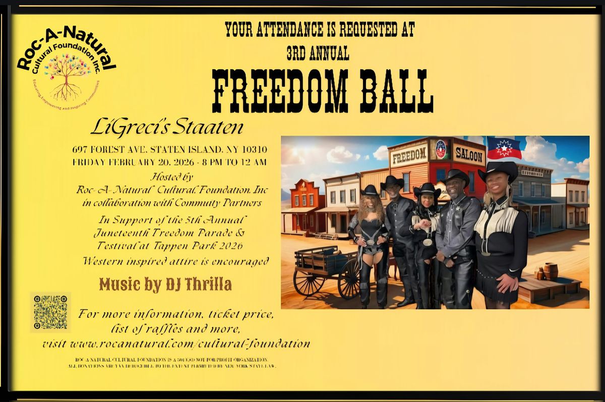 3rd Annual Freedom Ball Fundraiser