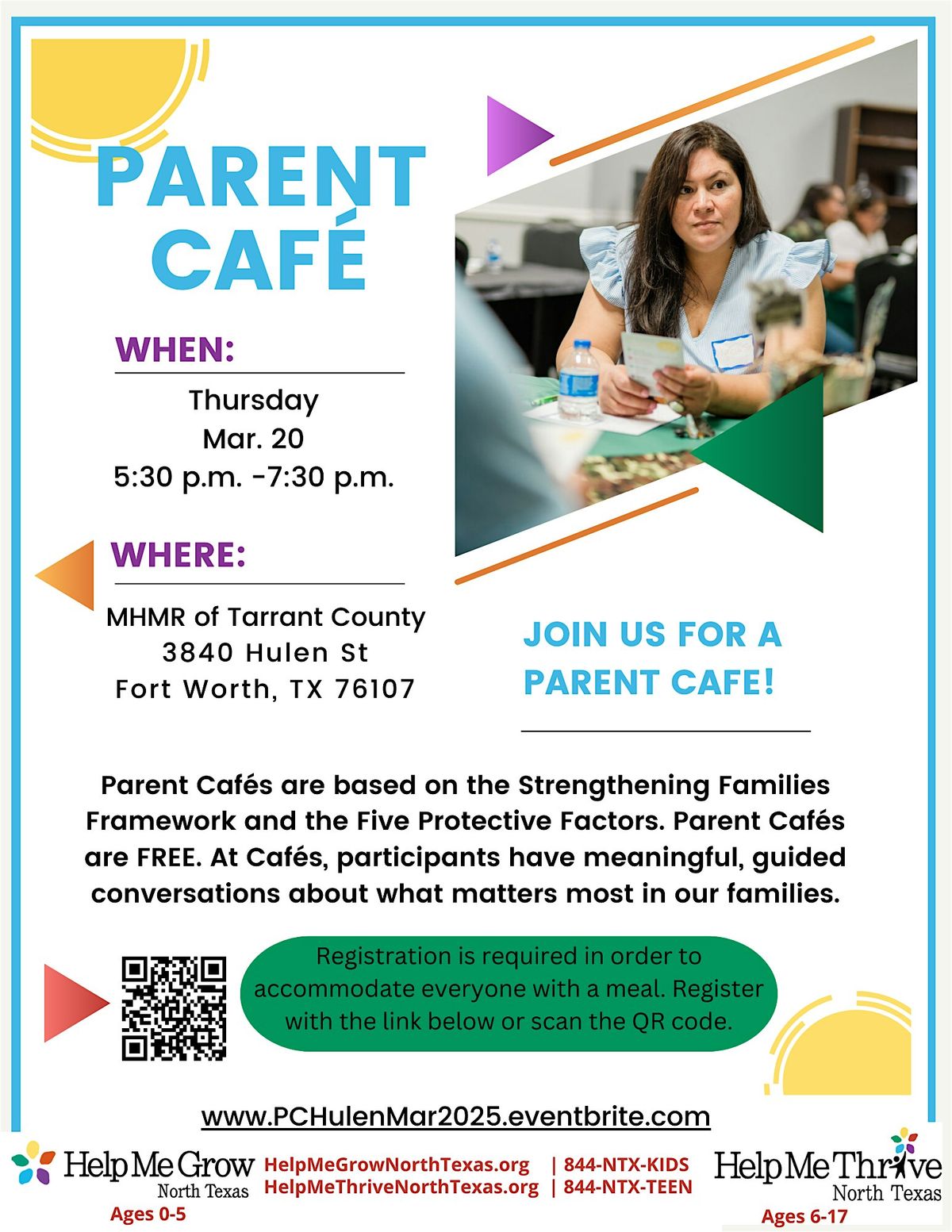 Face to Face Parent Cafe- Hulen