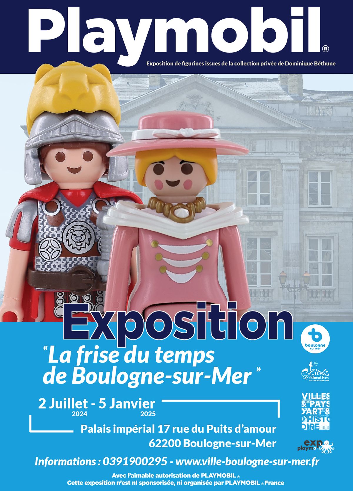 Exposition Playmobil sur l'histoire de la ville de Boulogne-Sur-Mer