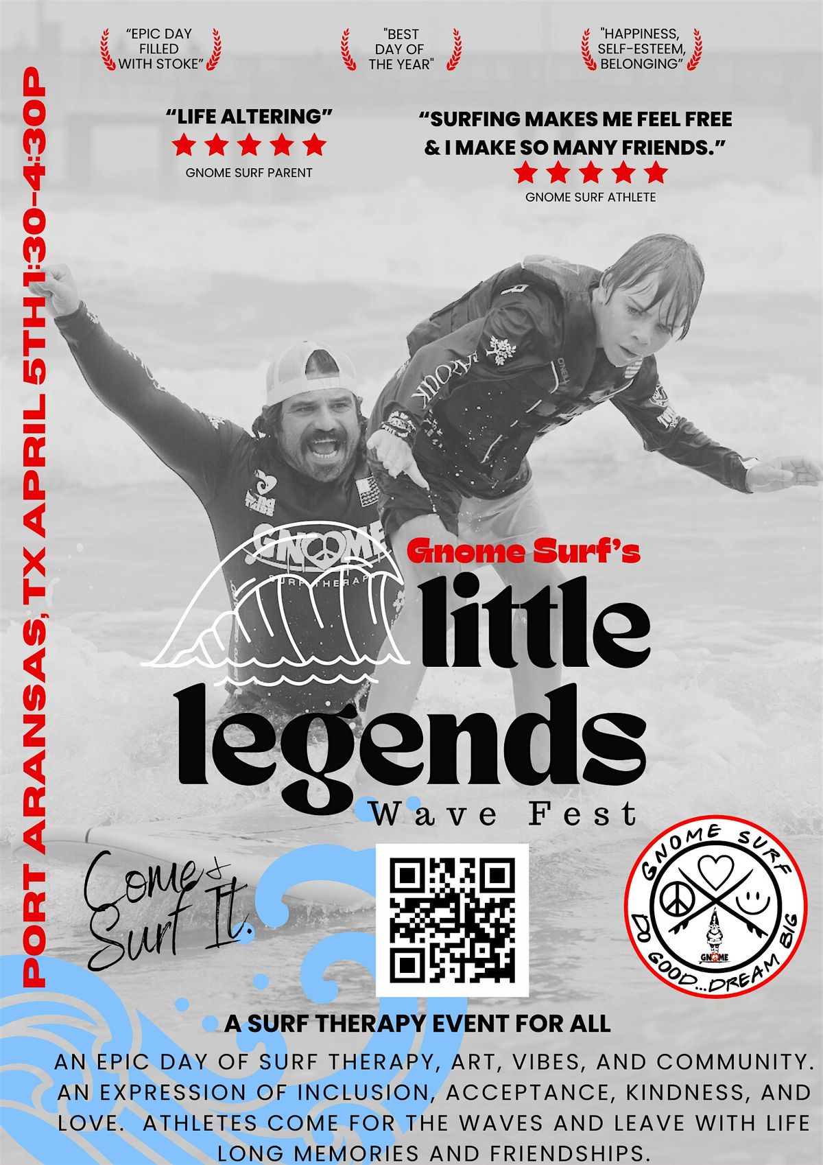 3rd Annual Little Legends Texas Wave Fest Afternoon Session by Gnome Surf