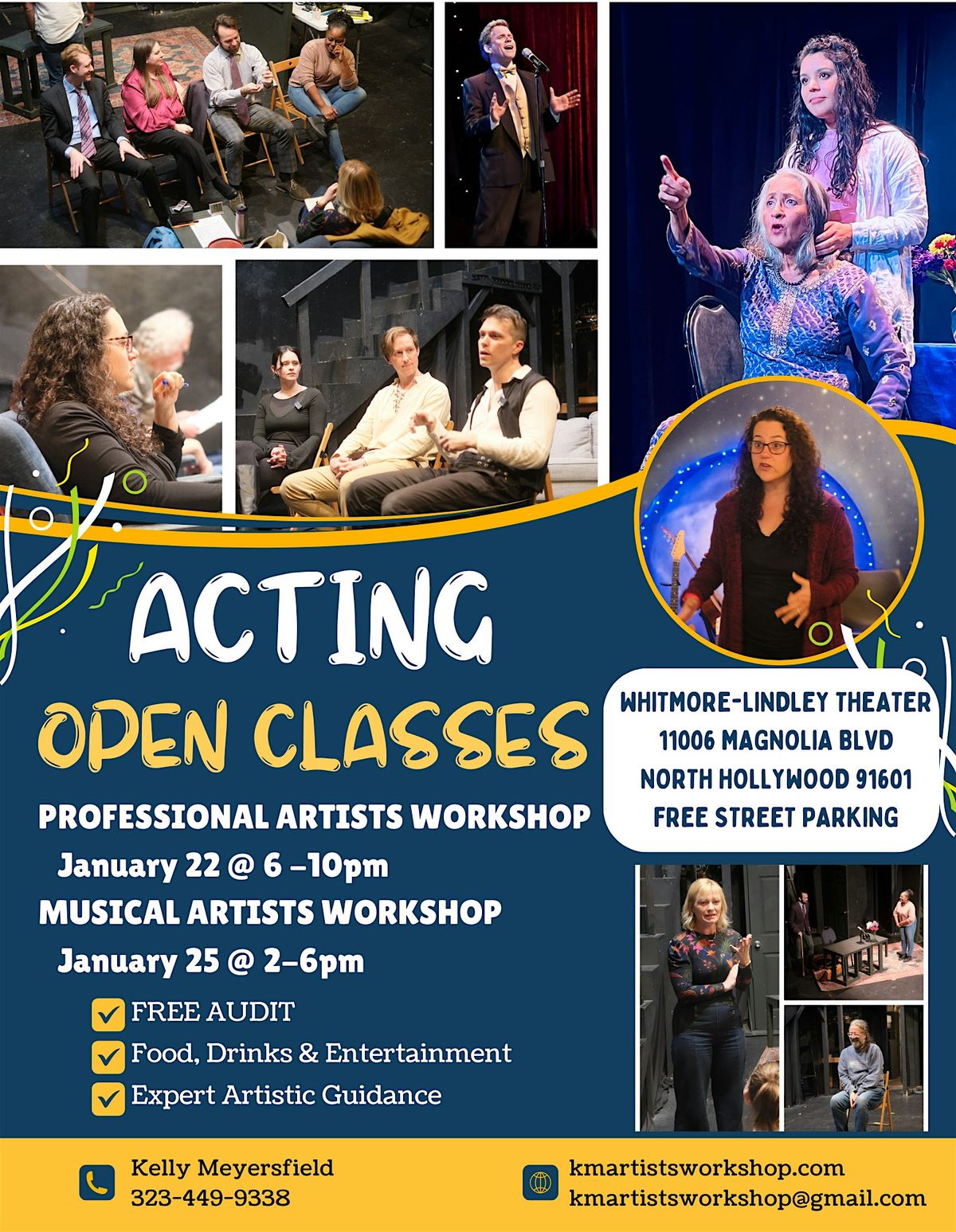 OPEN Musical Acting Class! The Musical Artists Workshop! FREE!