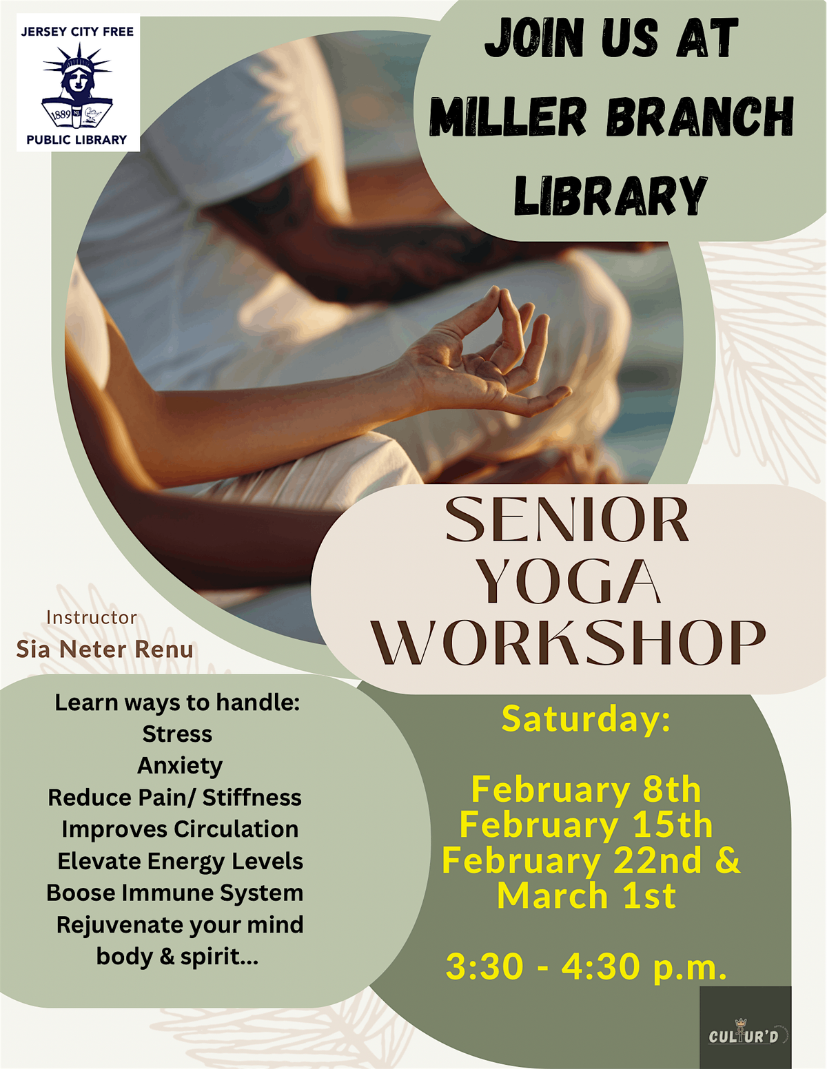 Adult and Senior Yoga Workshop