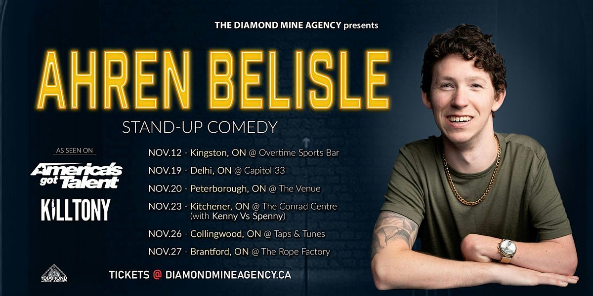 Ahren Belisle (AGT \/ K*ll Tony) Live In Peterborough