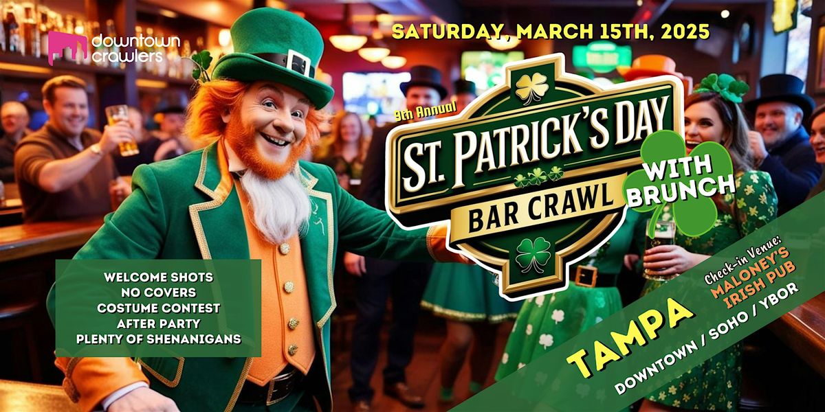 St. Patrick's Day Bar Crawl & Brunch - Tampa (Maloney's)