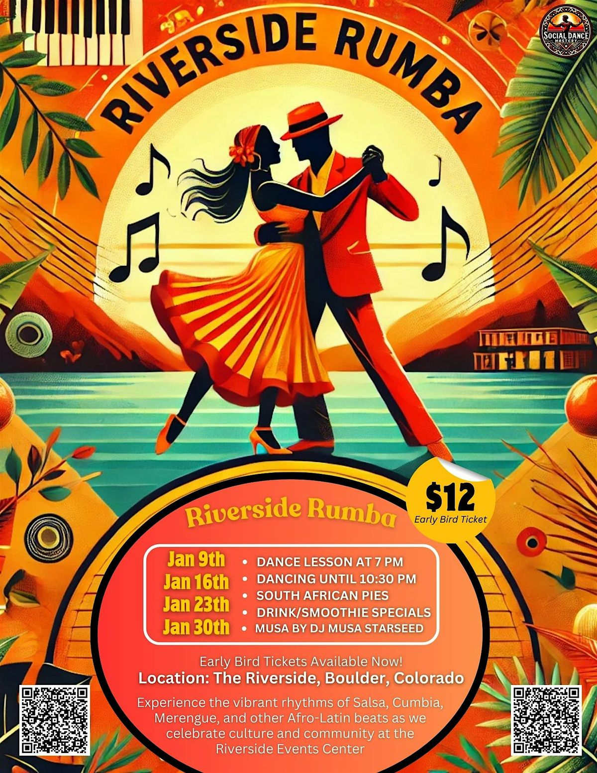 Riverside Rumba: Boulder\u2019s Afro-Latin Dance Night!