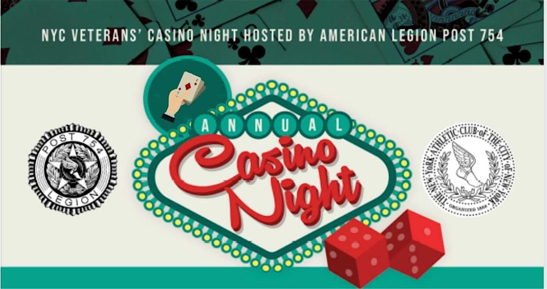 New York City Veterans Casino Night hosted by American Legion Post 754