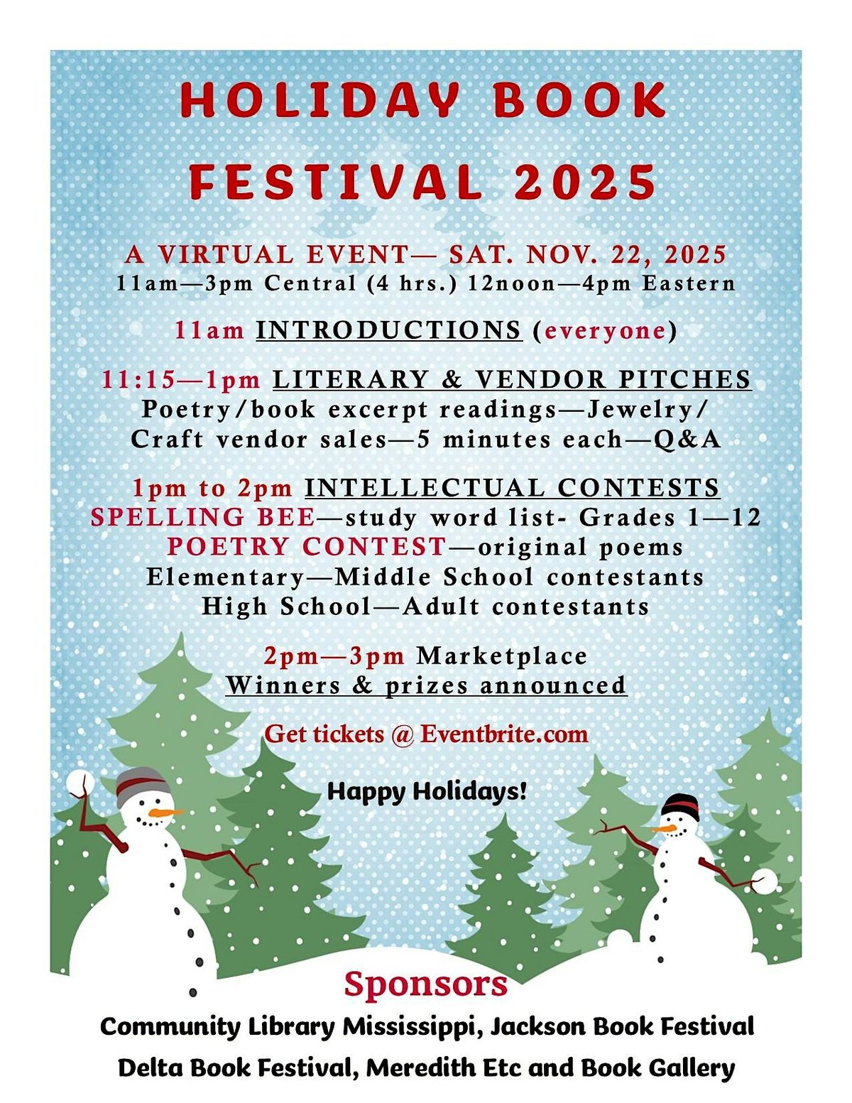 Holiday Book Festival 2025