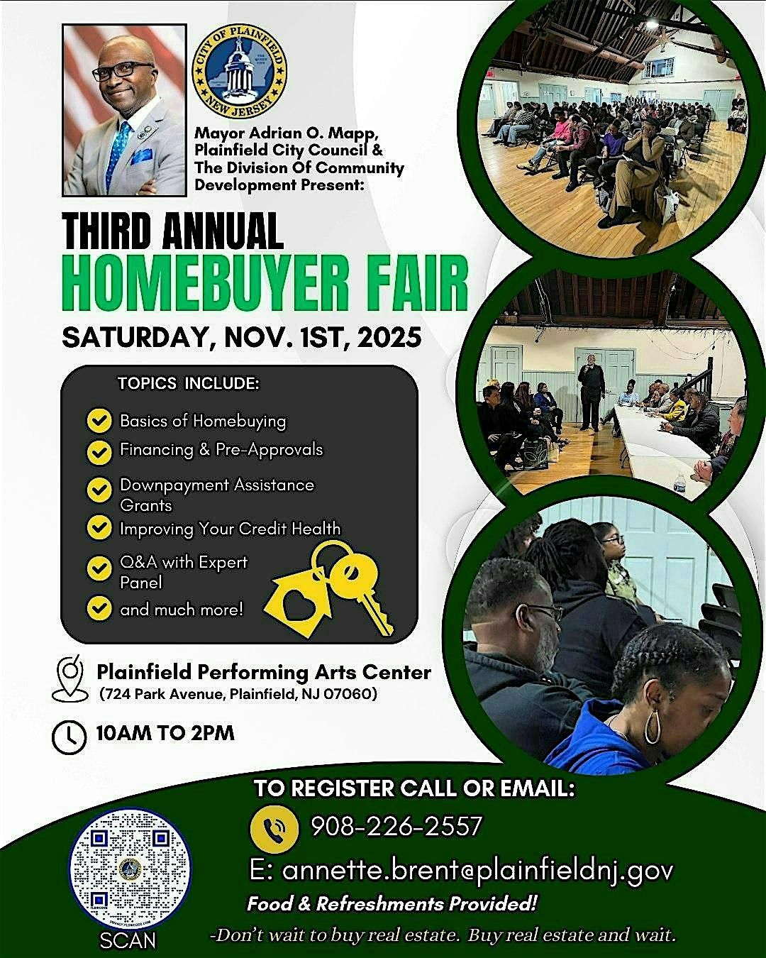 The  City of Plainfield\u2019s 3rd Annual Homebuyers Fair