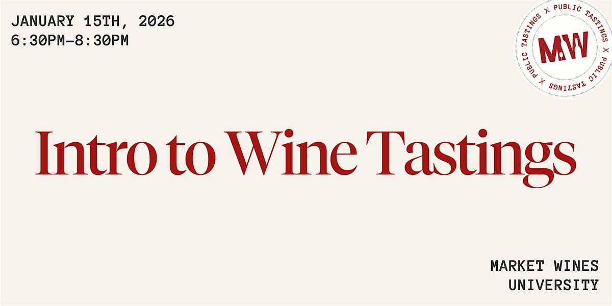 Intro to Wine Tastings