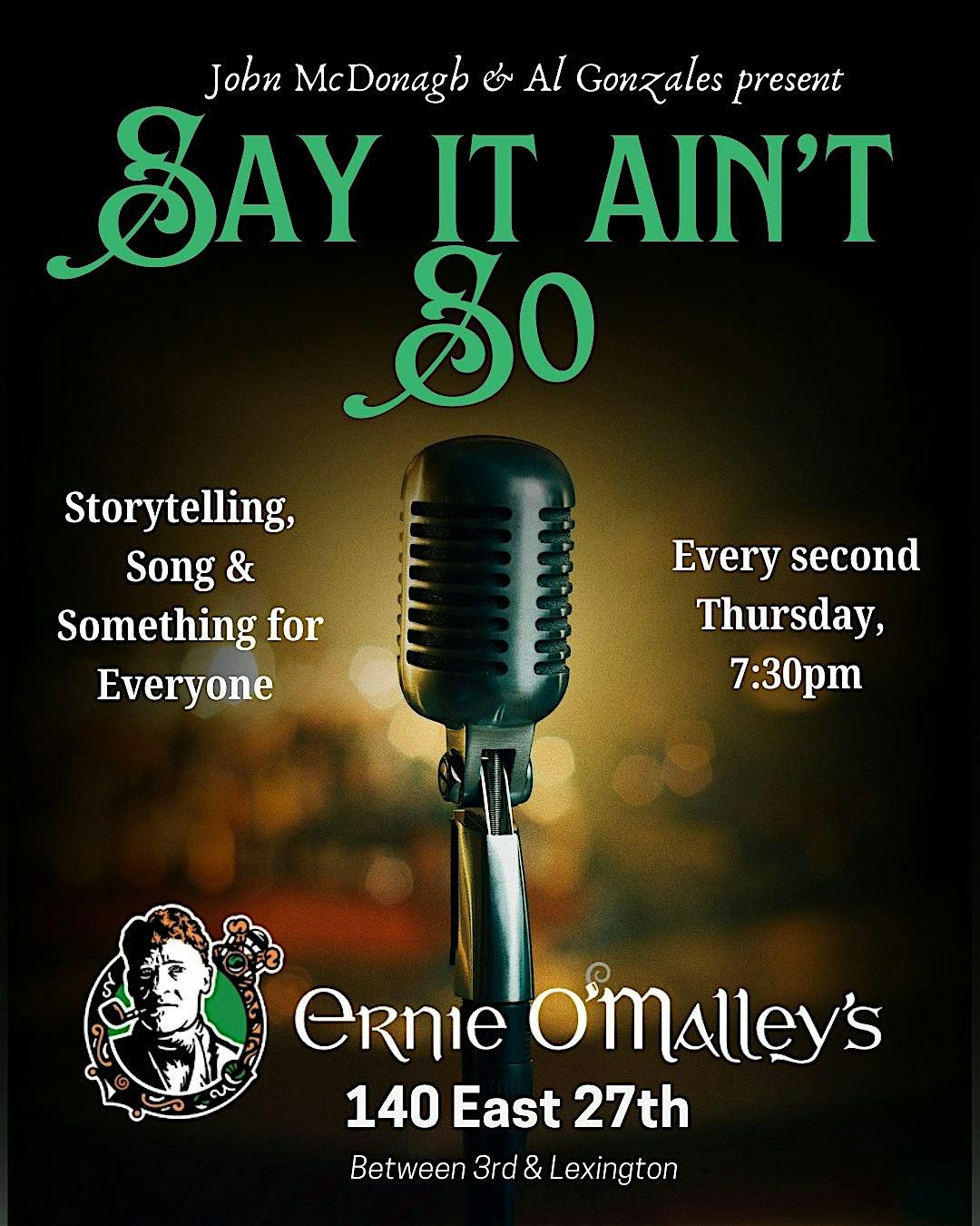 Say it Ain't So Story Telling Salon