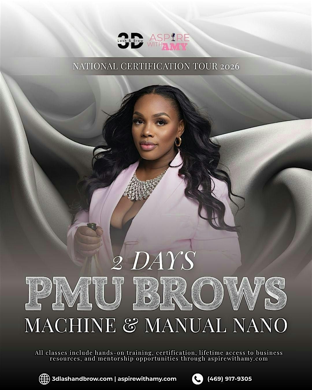 PMU BROWS (MACHINE + MANUAL NANO) CERTIFICATION \u2013 NEW YORK (MAY 14\u201315)