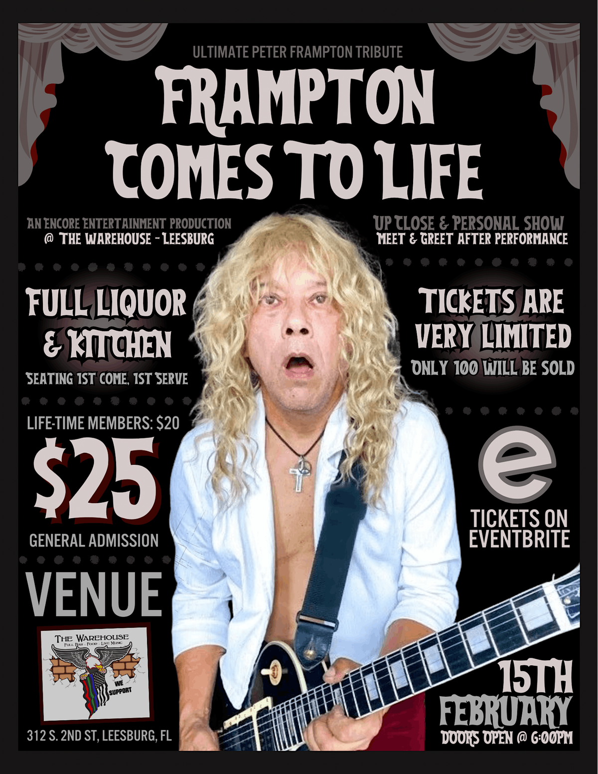 Peter Frampton Ultimate Tribute - Peter Frampton Comes To Life