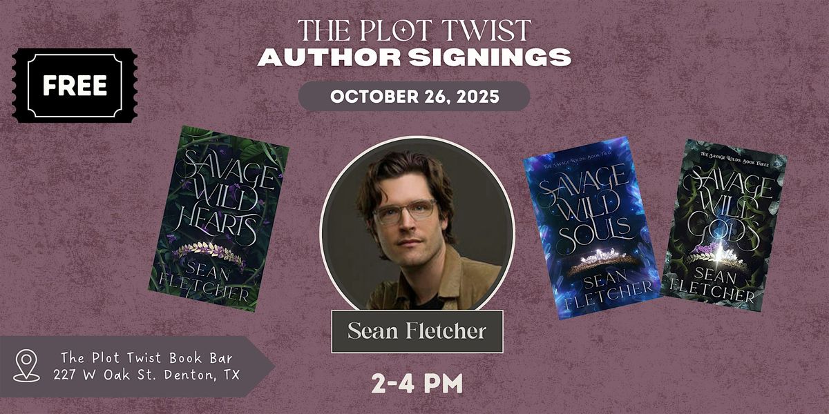 Author Sean Fletcher Instore Book Signing