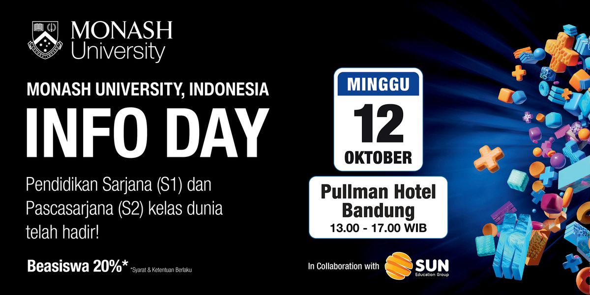 Monash University Indonesia Info Day Bandung