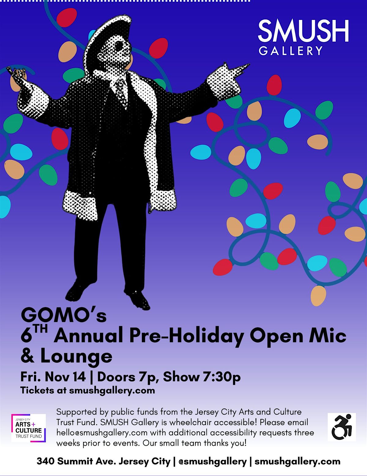 GOMO's 6th Annual Pre-Holiday Open Mic & Lounge