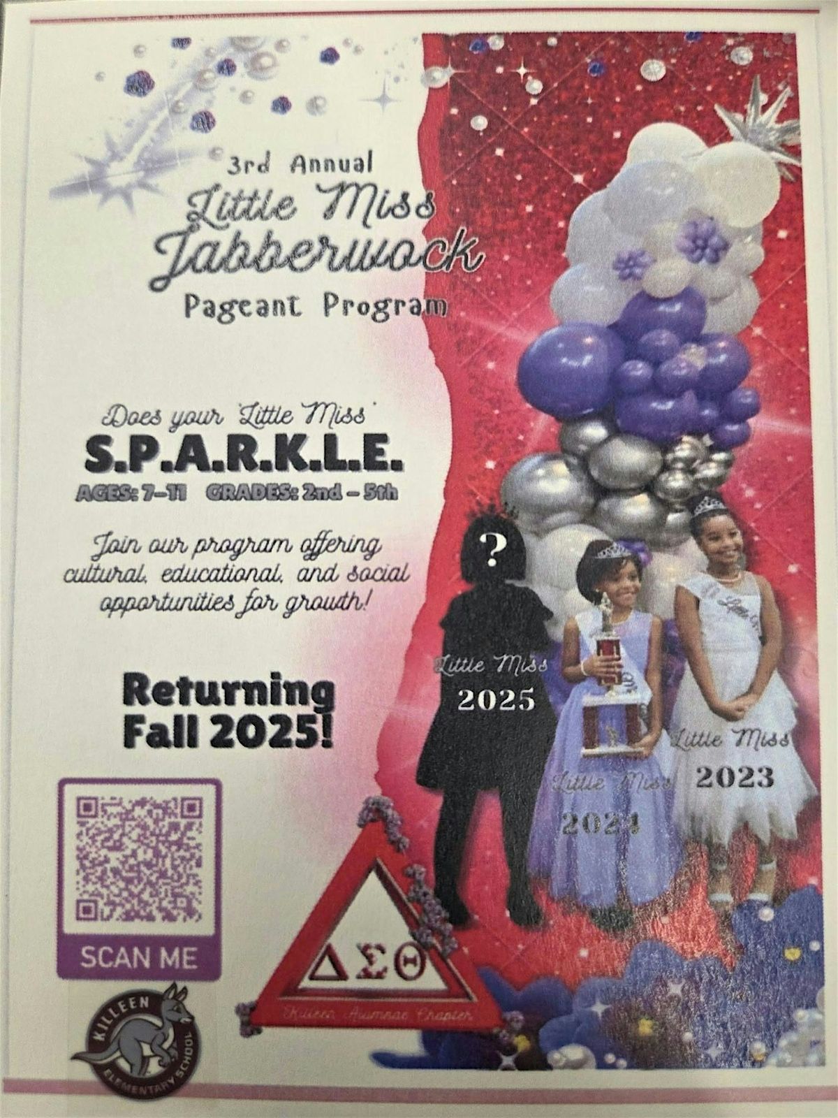 3rd Annual Little Miss Jabberwock Pageant (LMJP) Program