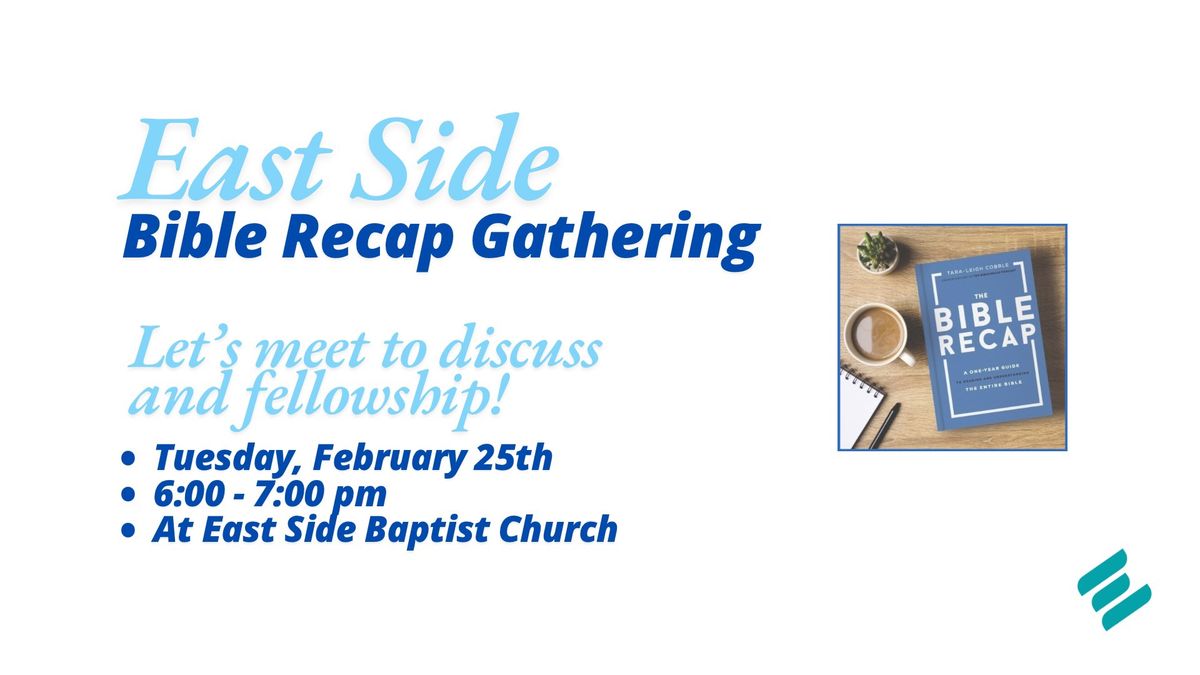 Bible Recap Gathering & Fellowship