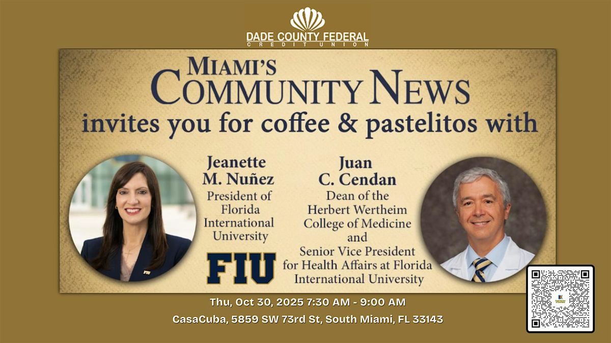 Networking Breakfast at CasaCuba with FIU Leaders