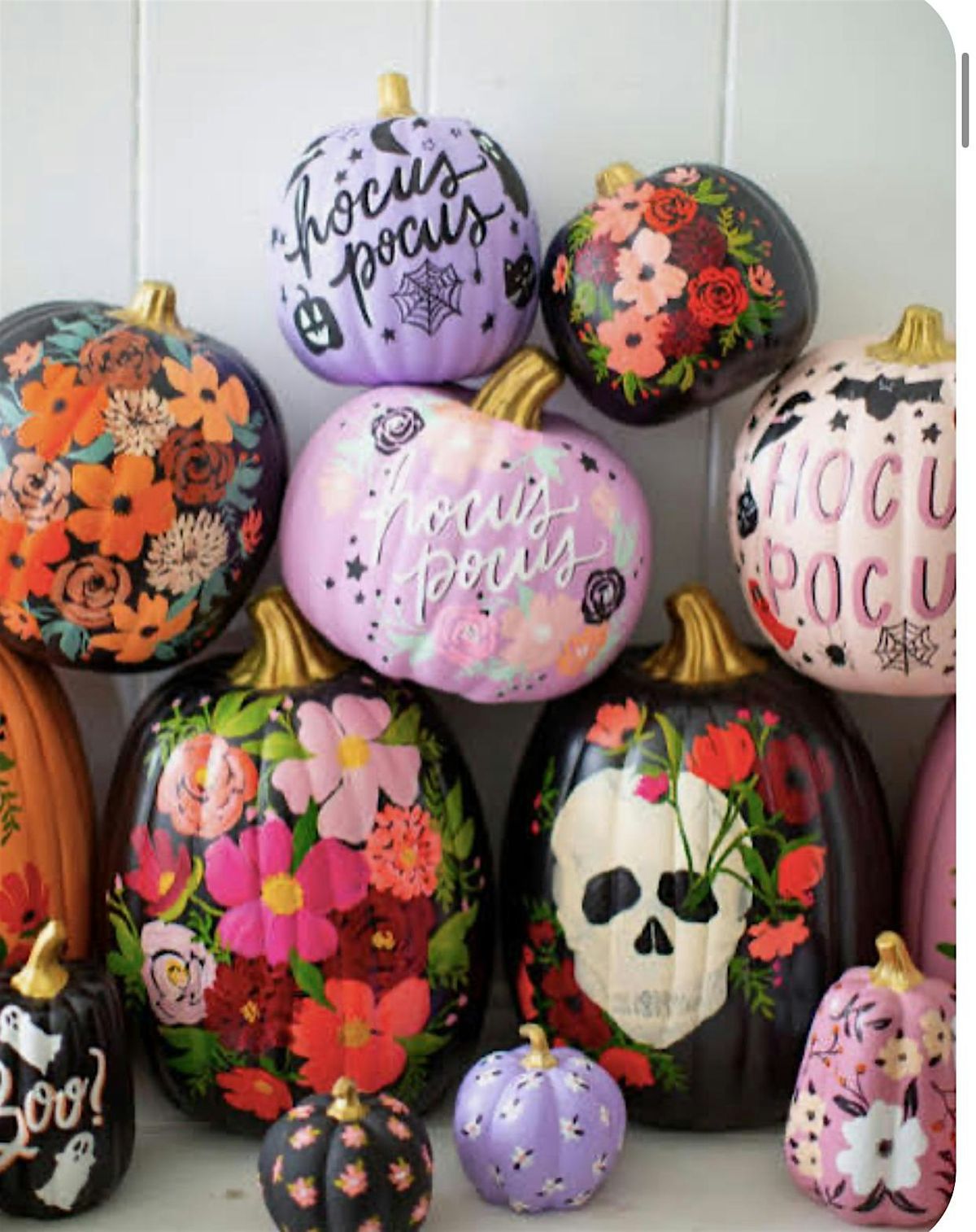Halloween themed Paint a Pumpkin