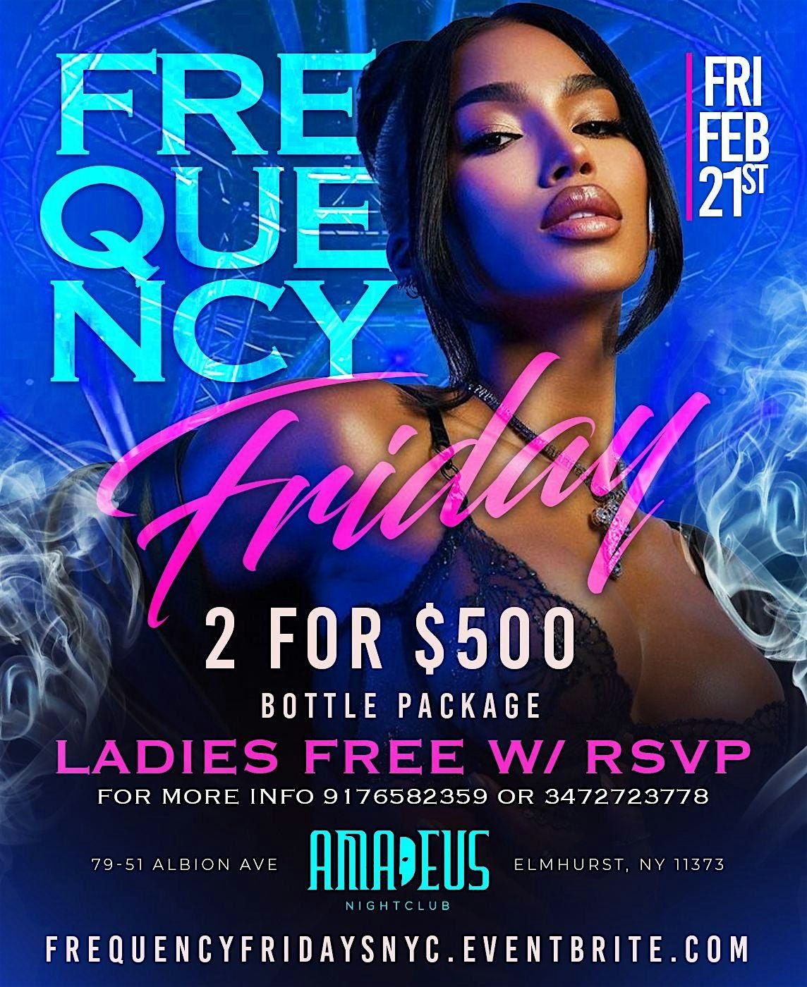 FREQUENCY FRIDAYS AT AMADEUS #LADIESNIGHT