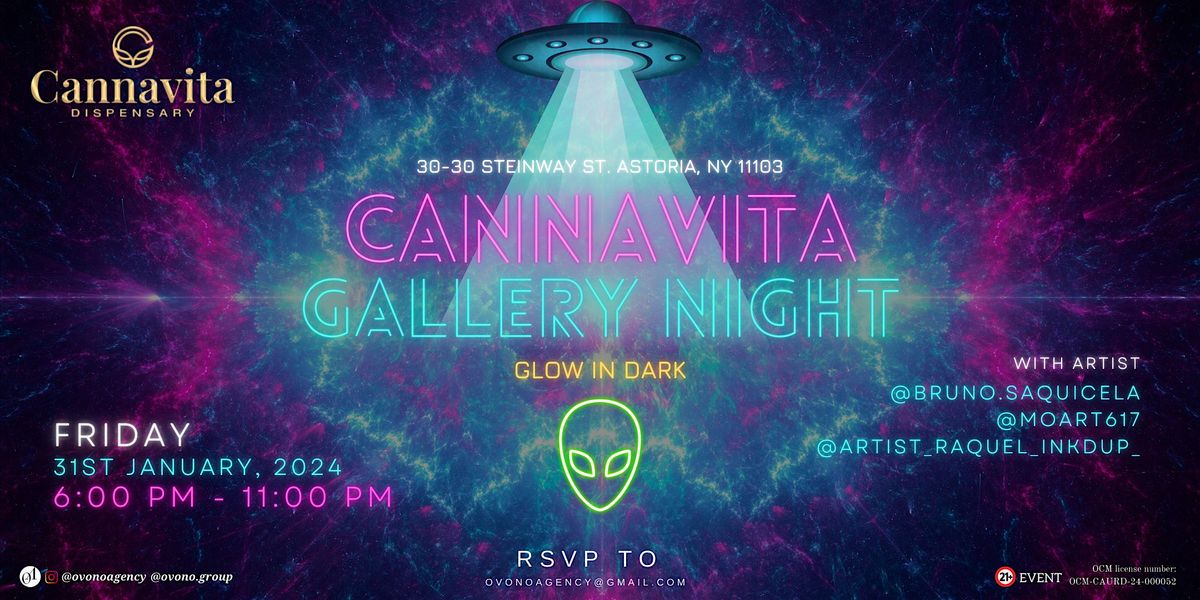 Cannavita Gallery Night | Glow in the Dark Edition | Free RSVP