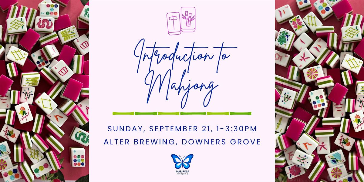 Intro to Mahjong at Alter Brewing